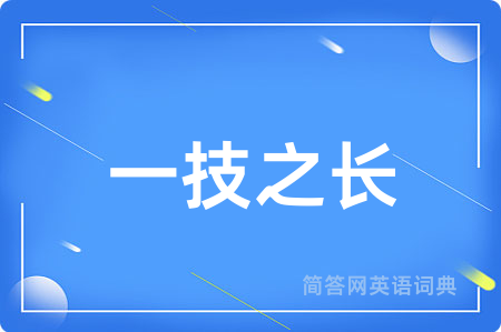 一技之长
