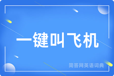 一键叫飞机