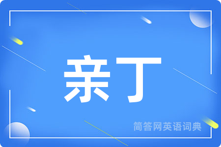 亲丁用英语怎么说,亲丁的英语翻译 亲丁