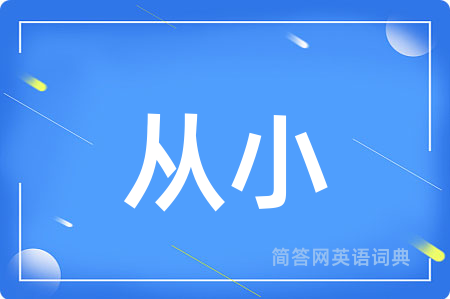 从小