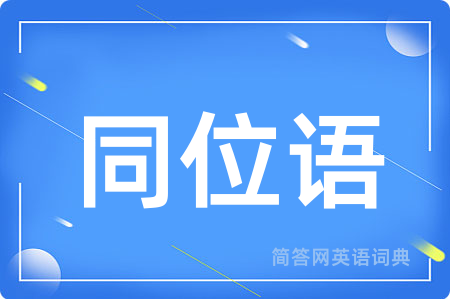 同位语