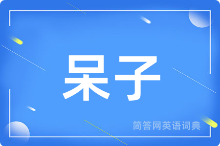 呆子
