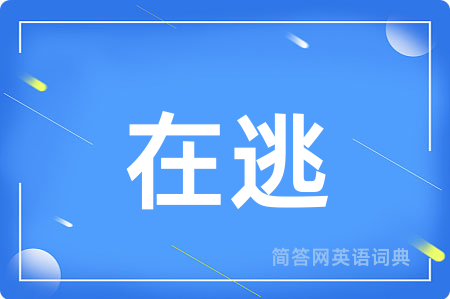 在逃