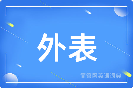 外表