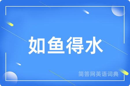 如鱼得水