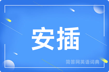 安插