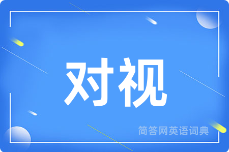 对视