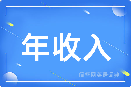 年收入