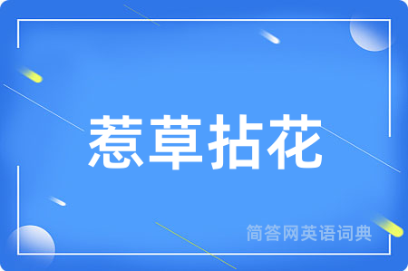 惹草拈花