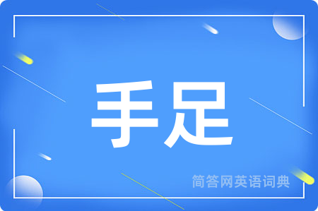 手足用英语怎么说,手足的英语翻译 手足