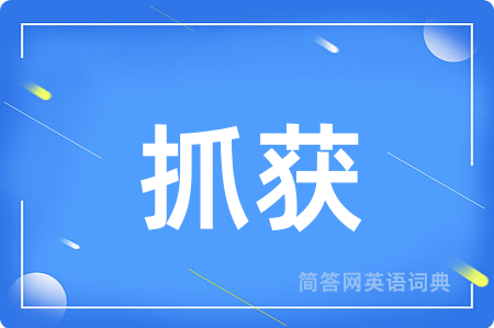 抓获用英语怎么说,抓获的英语翻译 抓获