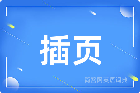 插页