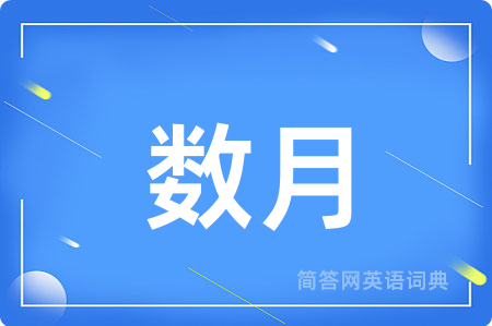 数月
