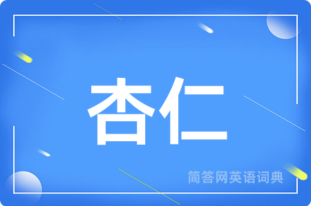杏仁用英语怎么说,杏仁的英语翻译 杏仁