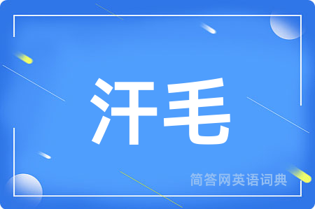 汗毛