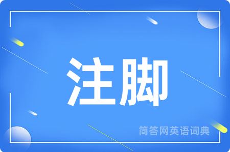 注脚