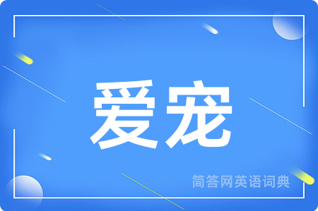 爱宠用英语怎么说,爱宠的英语翻译 爱宠