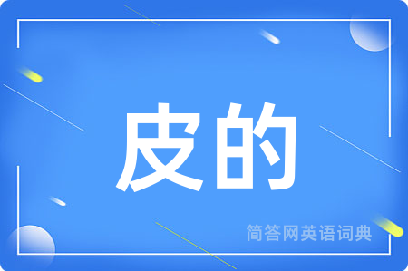 皮的