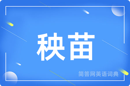 秧苗