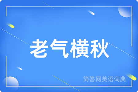 老气横秋