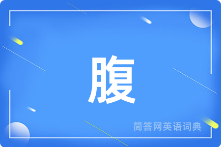 腹用英语怎么说,腹的英语翻译 腹