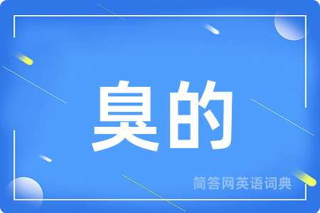 臭的用英语怎么说,臭的的英语翻译 臭的