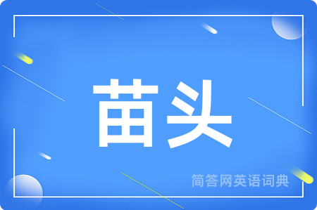苗头
