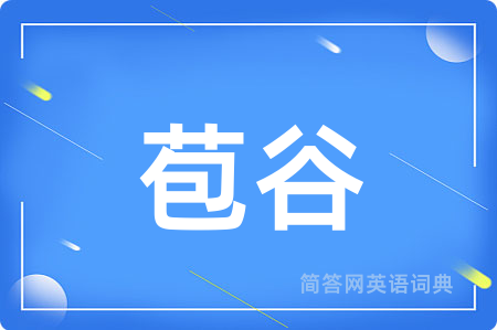 苞谷