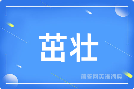 茁壮