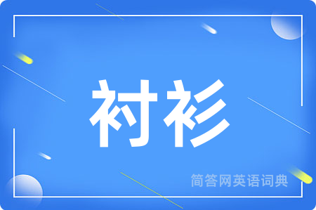 衬衫用英语怎么说,衬衫的英语翻译 衬衫