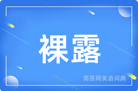 裸露