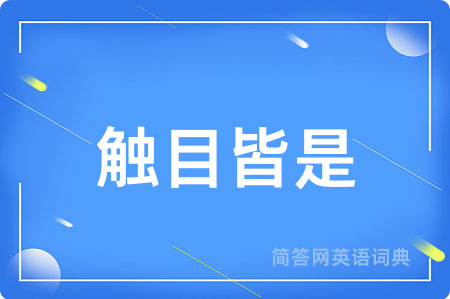 触目皆是