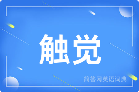 触觉用英语怎么说,触觉的英语翻译 触觉