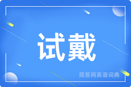 试戴