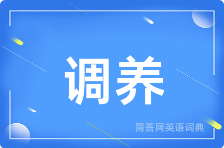 调养