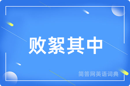 败絮其中