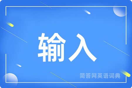 输入