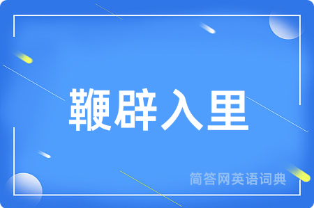 鞭辟入里