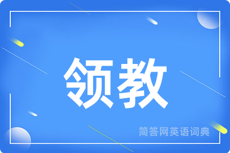 领教用英语怎么说,领教的英语翻译 领教