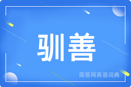 驯善