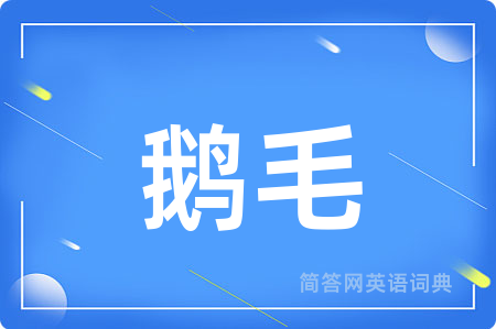 鹅毛