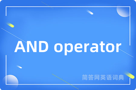 AND operator