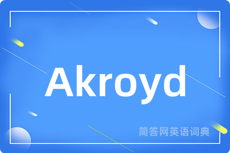 Akroyd
