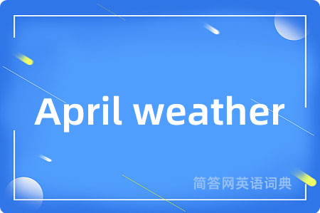 April weather