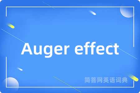Auger effect