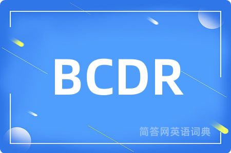 BCDR
