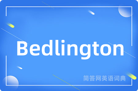 Bedlington是什么意思,Bedlington的中文翻译 Bedlington