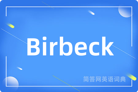 Birbeck