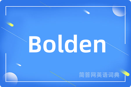 Bolden