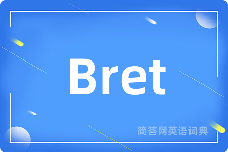 Bret是什么意思,Bret的中文翻译 Bret